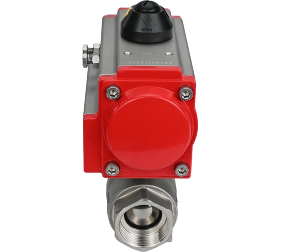 Кран шаровой DN.ru КШМП.316.230-ISO Ду25 Ру63 с пневмоприводом D160-11290