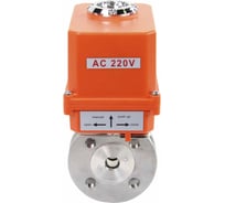 Шаровой кран DN.ru КШмФП.316.200 Ду15 Ру16 электропривод QT-003 MINI 220В D160-01672