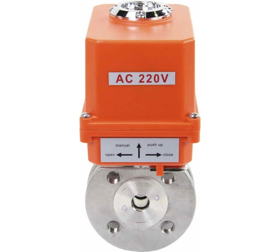 Шаровой кран DN.ru КШмФП.316.200 Ду15 Ру16 электропривод QT-003 MINI 220В D160-01672