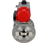 Шаровой кран DN.ru КШмФП.316.200 Ду15 Ру16 пневмопривод, пневмораспред D160-01696