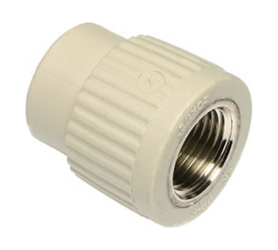 Переход Wavin EKOPLASTIK с металлической резьбой, внутренней "dGK" 20x3/4" SZI02025XX 1