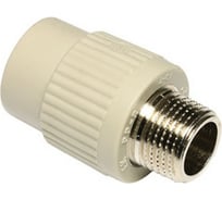 Переход Wavin EKOPLASTIK с металлической резьбой, нвружной "dGK" 25x3/4" SZE02525XX