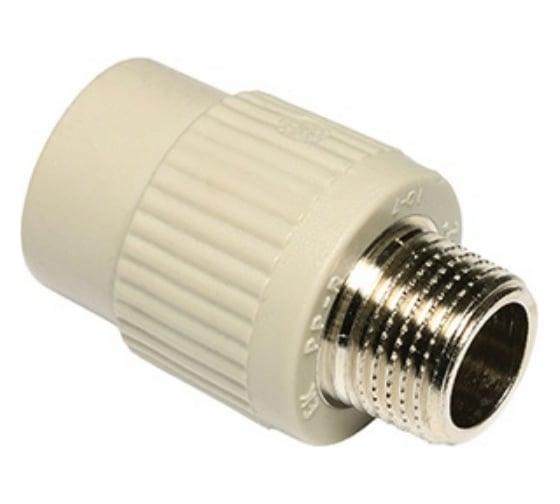 Переход Wavin EKOPLASTIK с металлической резьбой, нвружной "dGK" 25x3/4" SZE02525XX
