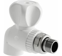 Шаровой кран для радиатора SLT AQUA PP-R 20х1/2 мм угловой SLTFA4201