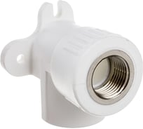 Комбинированный отвод PP-R SLT AQUA с креплением, ВР 25х1/2 SLTFY8251