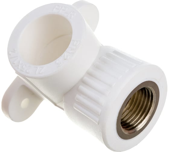 Комбинированный отвод PP-R SLT AQUA с креплением, ВР 25х1/2 SLTFY8251