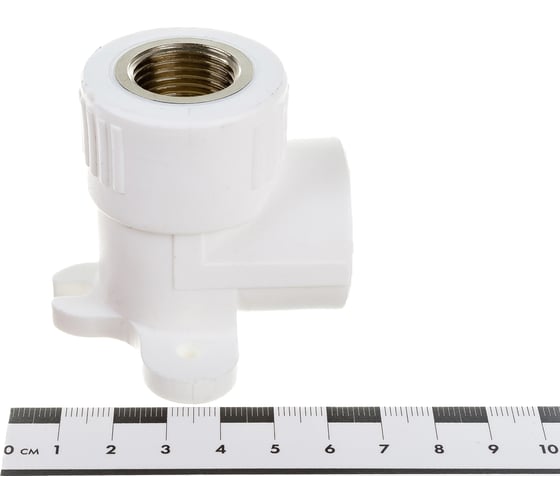 Комбинированный отвод PP-R SLT AQUA с креплением, ВР 25х1/2 SLTFY8251