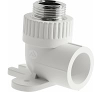 Комбинированный отвод PP-R SLT AQUA с креплением, НР 25х3/4 SLTFY7252