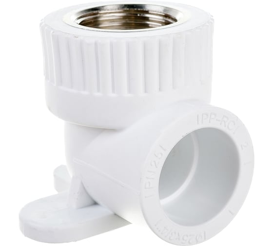 Комбинированный отвод PP-R SLT AQUA с креплением, ВР 25х3/4 SLTFY8252