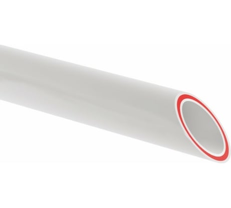 Армированная стекловолокном труба SLT AQUA PP-R/ PP-R-GF/ PP-R D63x10,5 SDR6 4 м SLTPGF66325