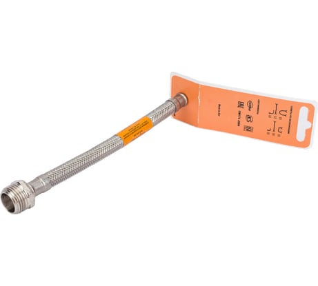 Подводка для холодной и горячей воды Imperial в том числе питьевой, в стальной оплетке, гибкая 0,8 м 3/8M-1/2F DN8 669.80