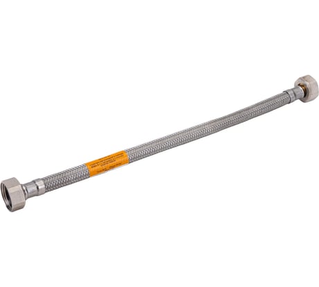 Подводка для холодной и горячей воды Imperial в том числе питьевой, в стальной оплетке, гибкая 0,3 м 1/2F-1/2F DN8 699.30