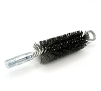 Щетка ерш трубный EuroBrush Д35 с кольцом, ворс сталь 0,30, посадка М12 резьба (14-335) кордщетка ершик, очистка технологических отверстий, котлов, чистка теплообменников прочистка дымоходов, труб EB-TD35ST