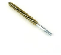 Щетка ерш трубный EuroBrush Д10, ворс гофр латунь 0,15, посадка М6 резьба (14-245) кордщетка ершик, очистка технологических отверстий, котлов, чистка теплообменников прочистка дымоходов, труб EB-T815510