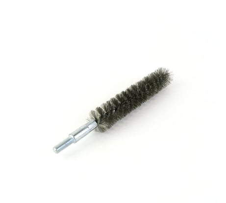 Щетка ерш трубный EuroBrush Д18, ворс гофр сталь 0,20, посадка М6 резьба (14-213) кордщетка ершик, очистка технологических отверстий, котлов, чистка теплообменников прочистка дымоходов, труб EB-T812218