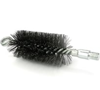 Щетка ерш трубный EuroBrush Д53 двойная спираль с кольцом, ворс сталь 0,30, посадка М12 резьба (14-353) кордщетка ершик, очистка технологических отверстий, котлов, чистка теплообменников прочистка дымоходов, труб EB-TD53ST