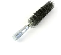 Щетка ерш трубный EuroBrush Д25, ворс гофр сталь 0,30, посадка М12 резьба (14-525) кордщетка ершик, очистка технологических отверстий, котлов, чистка теплообменников прочистка дымоходов, труб EB-T25ST
