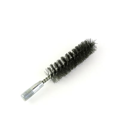 Щетка ерш трубный EuroBrush Д30, ворс гофр сталь 0,30, посадка М12 резьба (14-530) кордщетка ершик, очистка технологических отверстий, котлов, чистка теплообменников прочистка дымоходов, труб EB-T30ST