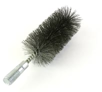 Щетка ерш трубный EuroBrush Д48, ворс гофр сталь 0,30, посадка М12 резьба (14-548) кордщетка ершик, очистка технологических отверстий, котлов, чистка теплообменников прочистка дымоходов, труб EB-T48ST
