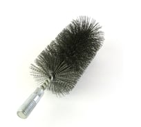 Щетка ерш трубный EuroBrush Д53, ворс гофр сталь 0,30, посадка М12 резьба (14-553) кордщетка ершик, очистка технологических отверстий, котлов, чистка теплообменников прочистка дымоходов, труб EB-T53ST