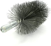 Щетка ерш трубный EuroBrush Д68, ворс сталь 0,40, посадка М12 резьба (14-568) кордщетка ершик, очистка технологических отверстий, котлов, чистка теплообменников прочистка дымоходов, труб EB-T68ST