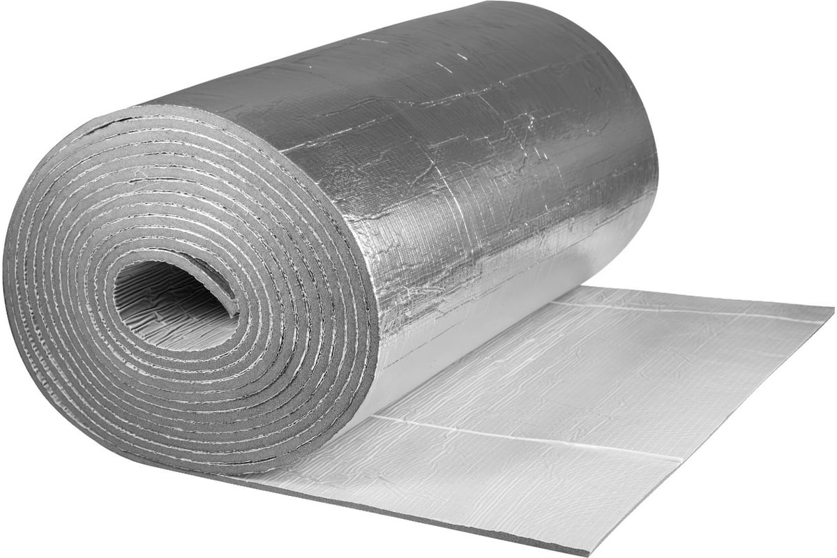 Теплоизоляционный рулон K-FLEX 25x1000-08 AIR AD METAL 80125210104MET ...