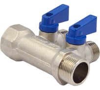 Коллекторы с шаровыми клапанами Okseler 3/4x1/2НР, 2 выхода oks00401