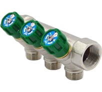 Коллекторы с регулирующими вентилями Okseler 3/4x1/2 3 выхода oks00376