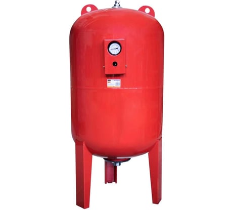 Бак расширительный VRT 150л для отопления присоединение 1 1/2 с манометром вертикальный 555846