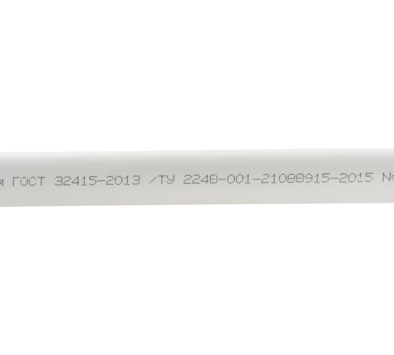 Труба Gigant PP-R белая PN10, Т 20 °С, 25x2.3 мм, 2 м GSG-2