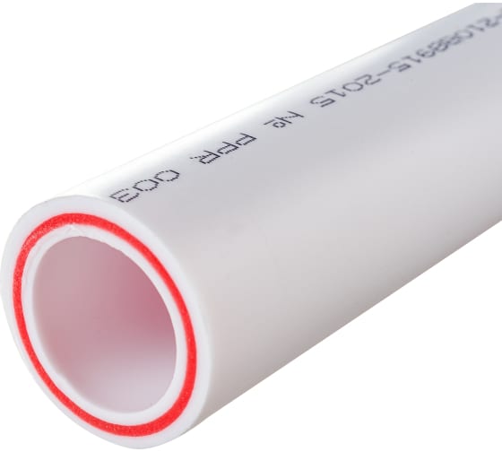 Труба Gigant PP-R белая, армированная стекловолокном SDR 7.4 (PN 20) 32x4.4 мм, 2 м GSG-13 1