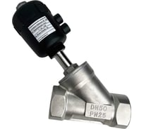 Клапан с электроприводом DELTAKIP JZF-16P (Ду50мм, 10...+180 С, PTFE, нерж.сталь) DK-H0000367