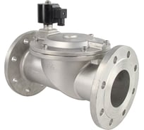 Клапан электромагнитный VSF-601V-PU-NC Ду100 Ру10, нержавеющая сталь 304, Viton, фланцевый, пилотный, 24В DAR DN.ru D130-05996