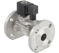 Клапан электромагнитный VSF-601E-PU-NC Ду32 Ру10, нержавеющая сталь 304, EPDM, фланцевый, пилотный, 24В DAR DN.ru D130-05977