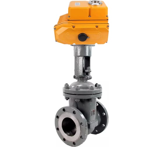 Задвижка DN.ru клиновая 30с964нж 25Л-25Л-M-2W-F-ОСТ Ду150 Ру25 с ОСТ-фланцем, с голым штоком, GAIR, с электроприводом MT-020 220В D040-10030 1