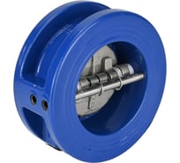 Клапан обратный лепестковый двухстворчатый DN.ru 2S-GG25-304-EPDM-Fb Ду200 Ру16 межфланцевый D100-03959
