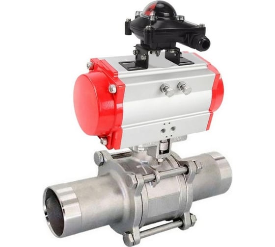 Кран шаровой 316-316-PTFE-W-ISO-H Ду32 Ру40 пневмопривод DA-052, БКВ LSB-210 DN.ru D160-55572 1