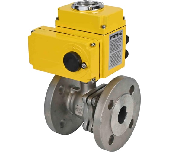 Кран шаровой 316-316-PTFE-F-ISO-R Ду200 Ру16, 1/4-оборотный эл.привод 24В DN.ru D160-60951 1