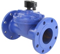 Клапан электромагнитный DN.ru VSF-602E-PU-NC Ду100 Ру10, чугун, EPDM, фланцевый, пилотный, 24В DAR D130-06016