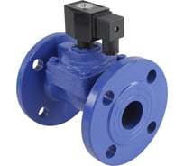 Клапан электромагнитный DN.ru VSF-602E-PU-NC Ду40 Ру10, чугун, EPDM, фланцевый, пилотный, 24В DAR D130-06012