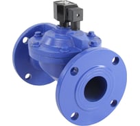 Клапан электромагнитный DN.ru VSF-602V-PU-NC Ду65 Ру10, чугун, Viton, фланцевый, пилотный, 220В DAR D130-06009