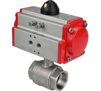 Кран шаровой DN.ru КШМП.316.230-ISO Ду80 Ру40, пневмопривод DA-083 D160-70090