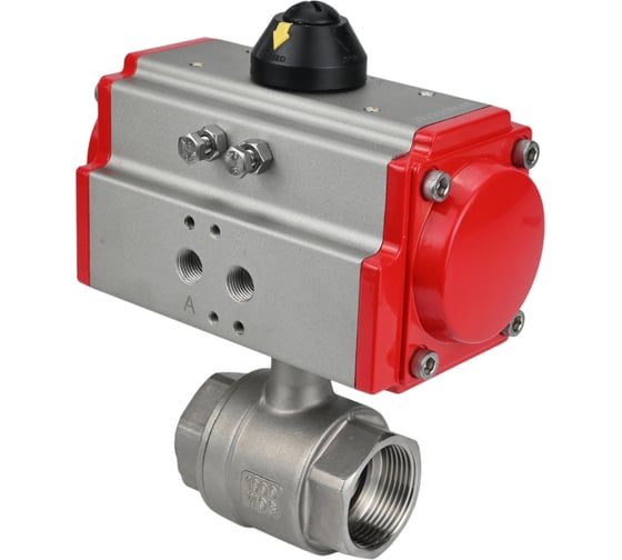 Кран шаровой DN.ru КШМП.316.230-ISO Ду80 Ру40, пневмопривод DA-083 D160-70090 1