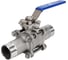 Кран шаровой DN.ru 304-304-PTFE-W-H LONG Ду150 Ру16 3-составной, под приварку, рукоятка D160-60711 1