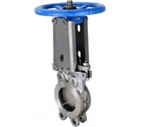 Задвижка шиберная DN.ru 316-316-EPDM-1W-Fb-S Ду50 Ру16 односторонняя, шпиндель выдвижной, штурвал, WENZ D040-10007