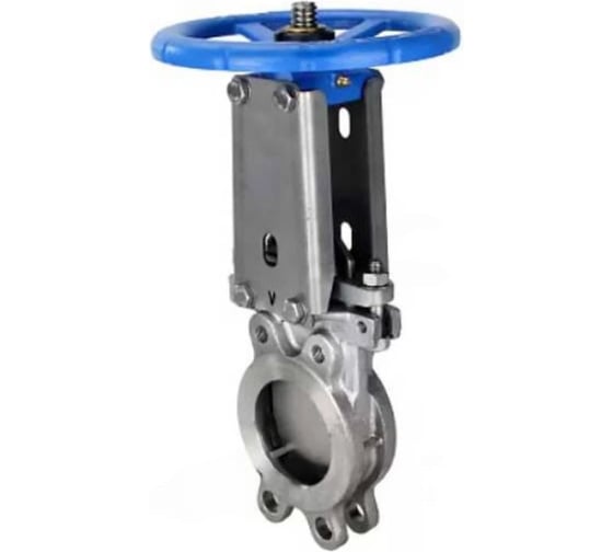 Задвижка шиберная DN.ru 316-316-EPDM-1W-Fb-S Ду50 Ру16 односторонняя, шпиндель выдвижной, штурвал, WENZ D040-10007 1