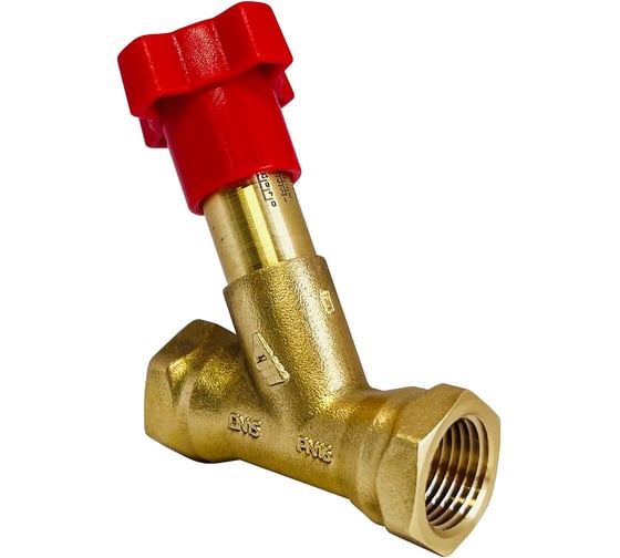 Клапан балансировочный ручной компактный АПОГЕЙ КБР DN15 PN16 Kvs2,65 910024 1