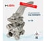 Кран шаровой ABRA BV61-015 DN15 PN40 полнопроходной, нерж.сталь, сварка/сварка BV61-015-DN15-PN40-Abra 2