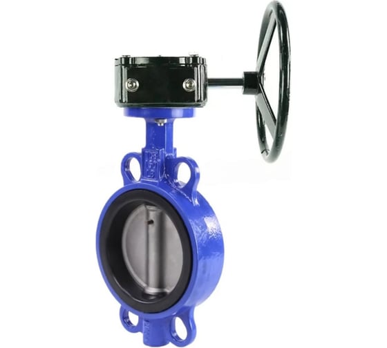 Затвор дисковый DN.ru WCB-316L-NBR Ду125 Ру16, редуктор HAM-2 D050-85290 1