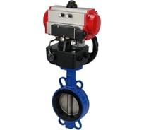 Затвор дисковый DN.ru WCB-316-VITON-2W-Fb Ду200 Ру16, пневмопривод DA-130, пневмораспределитель 24VDC, ручной дублёр HDM-3 D050-85508